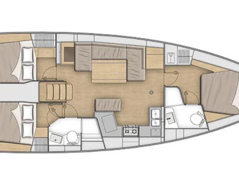 Hire Sailboat with or without skipper Bénéteau Trogir