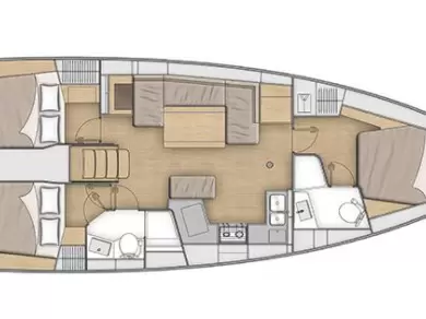 Hire Sailboat with or without skipper Bénéteau Trogir