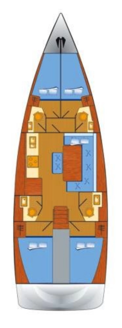 Sailboat to hire Kaštela at the best price