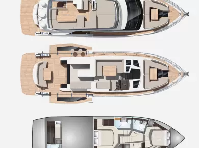 Luxury Yacht hire in Kaštela - Galeon Galeon 500 Fly - 3 cab.