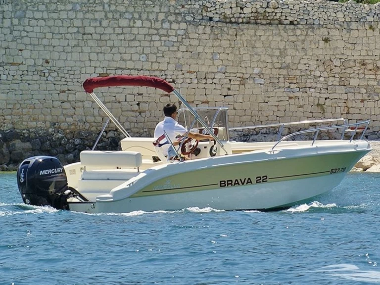 Mingolla Brava 22 charter bareboat or skippered in  Trogir