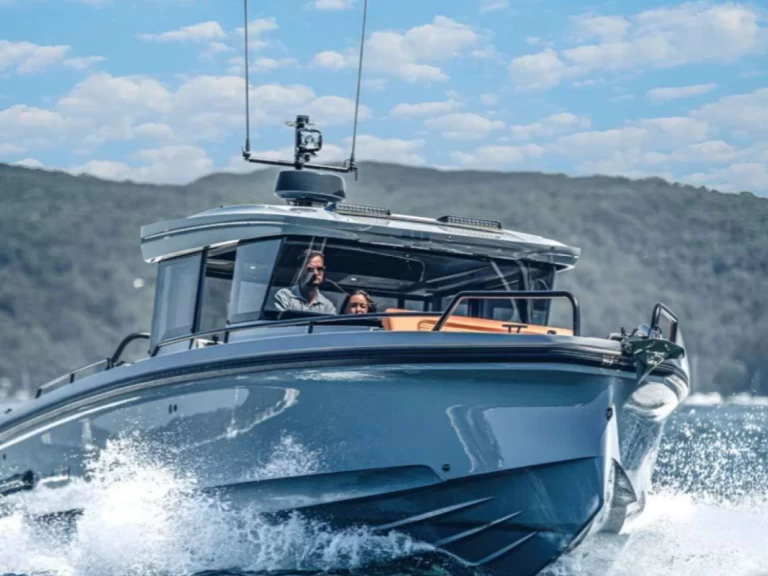 Axopar Axopar 37 XC Cross Cabin charter bareboat or skippered in  Portofino