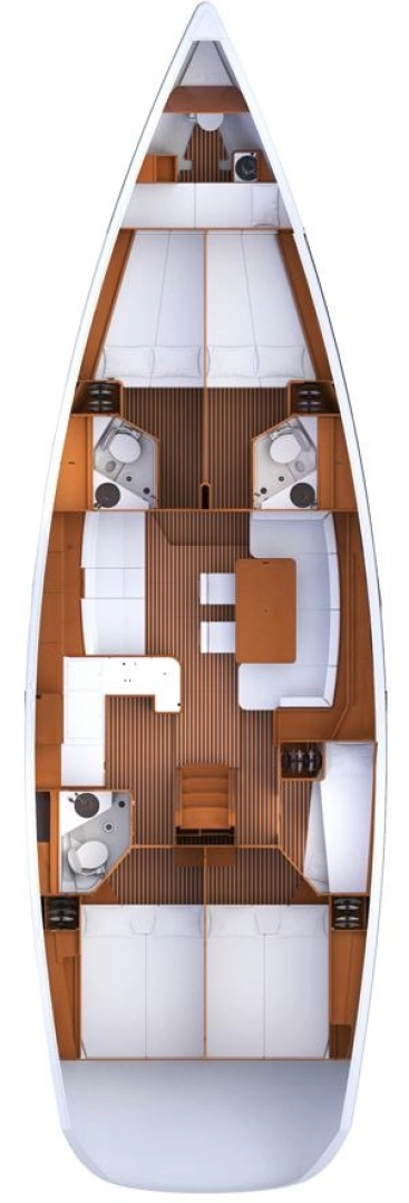 Jeanneau Jeanneau 53 charter bareboat or skippered in  Split