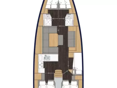 Hire Sailboat Bavaria with a boat licence