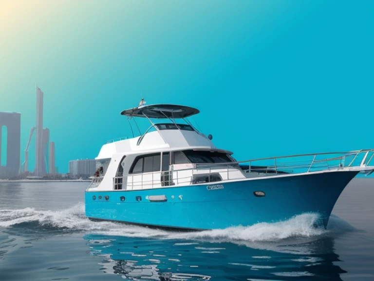 Hire Luxury Yacht with or without skipper Hatteras Dubai Marina