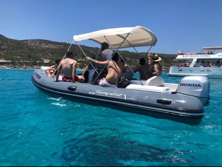 RIB hire in Latchi - Tempest 570