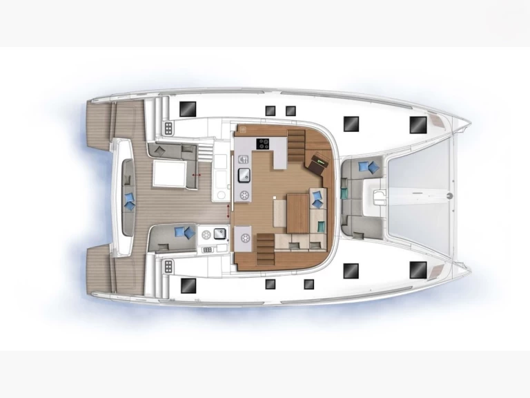 Hire Catamaran with or without skipper Lagoon Parikia