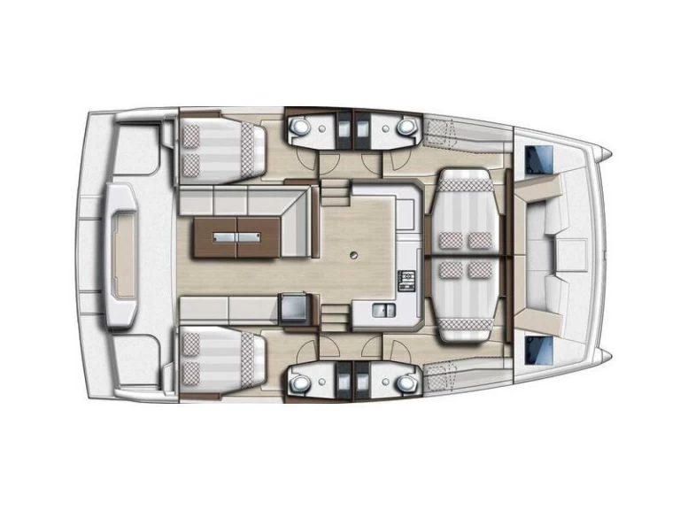 Bali Bali Catspace Voile charter bareboat or skippered in  Le Marin