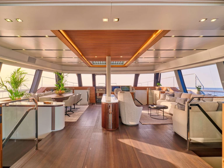 Fountaine Pajot ALOIA  80 charter bareboat or skippered in  Néa Péramos