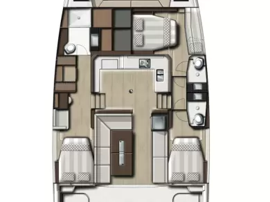 Bali Bali Catspace Voile charter bareboat or skippered in  Pirovac