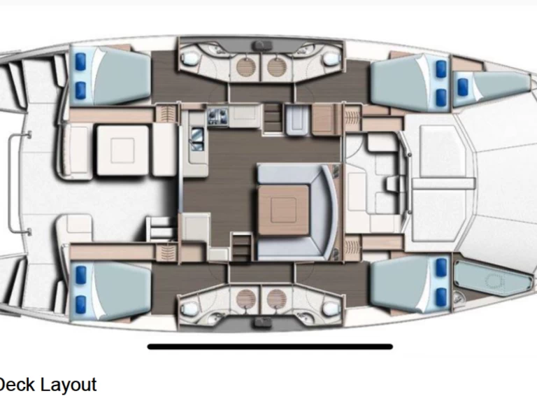 Hire Catamaran with or without skipper Leopard Catamarans / Robertson & Caine Nydri