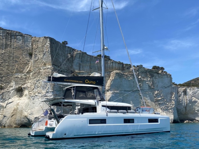 Lagoon Lagoon 46 charter bareboat or skippered in  Parikia