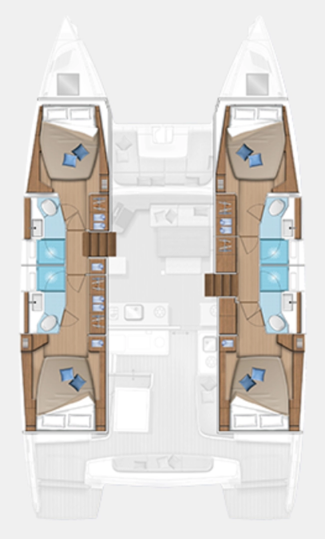 Yacht hire Road Town cheap Lagoon 46