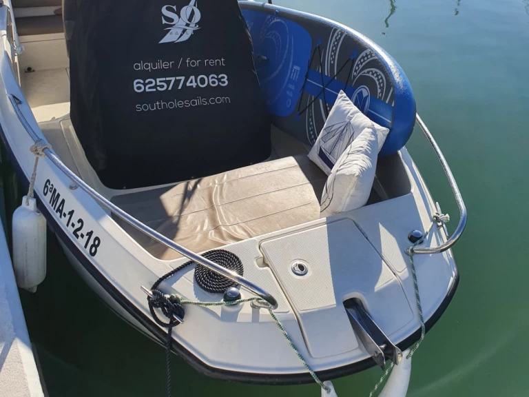 Quicksilver Activ 555 Open charter bareboat or skippered in  Estepona