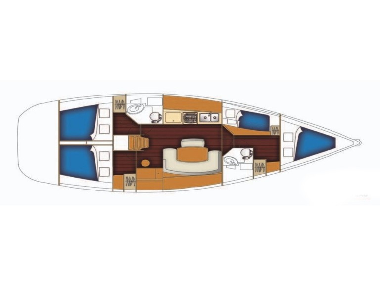 Hire Sailboat with or without skipper Bénéteau Salamina