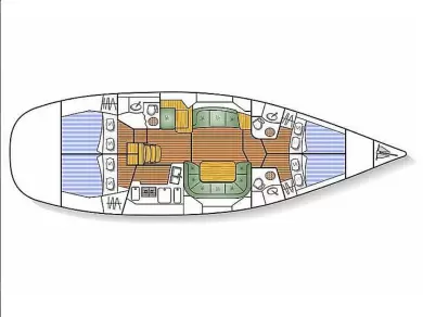 Yacht charter Lávrio - Jeanneau Sun Odyssey 49 DS on SamBoat