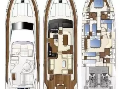 Hire Luxury Yacht Ferretti with a boat licence