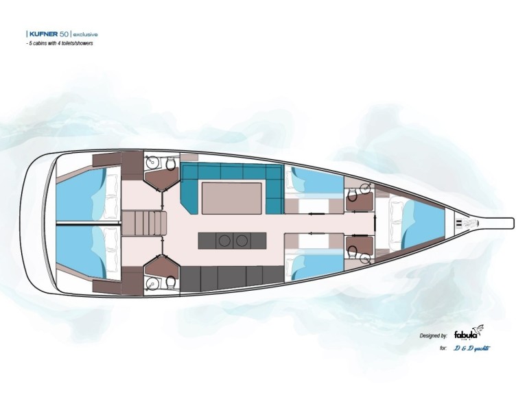 Hire Sailboat D&D Yacht with a boat licence
