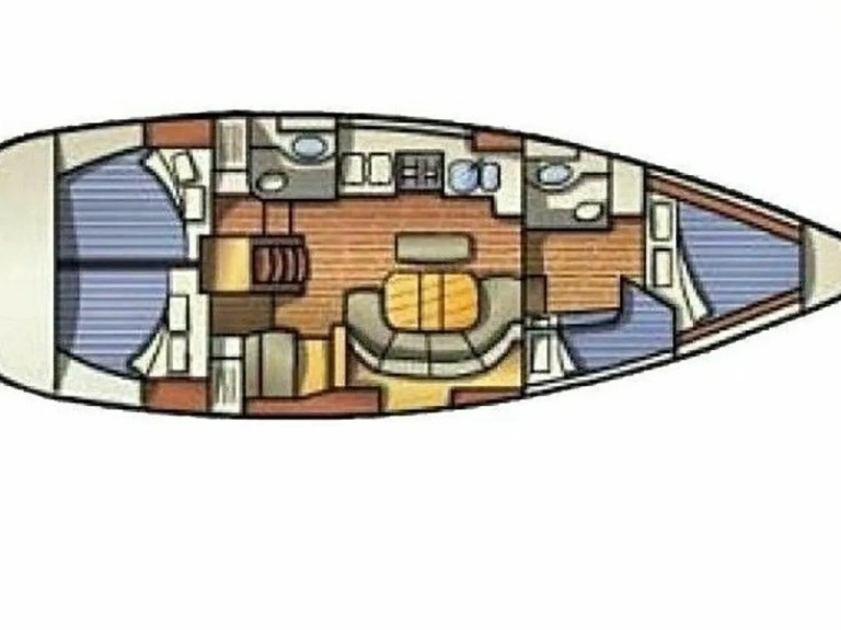 Bénéteau Oceanis 411 Clipper charter bareboat or skippered in  Nikiána