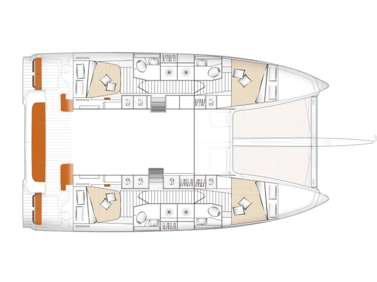 Hire Catamaran with or without skipper Excess Port Grimaud