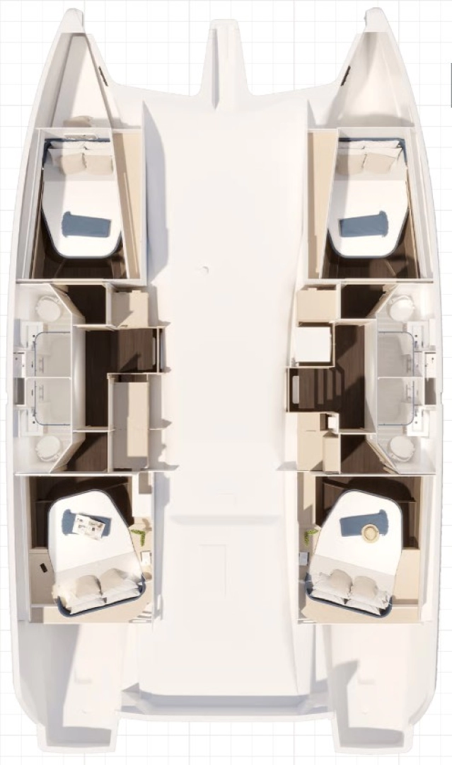 Yacht hire Nassau cheap Fountaine Pajot FP 44 Quatuor - 4 + 2 cab.