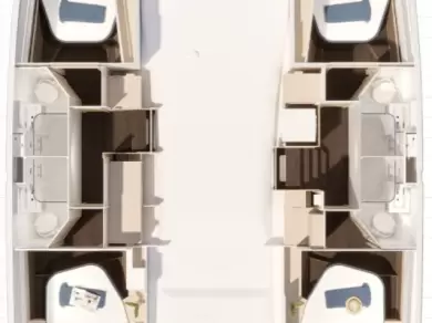 Yacht hire Nassau cheap Fountaine Pajot FP 44 Quatuor - 4 + 2 cab.