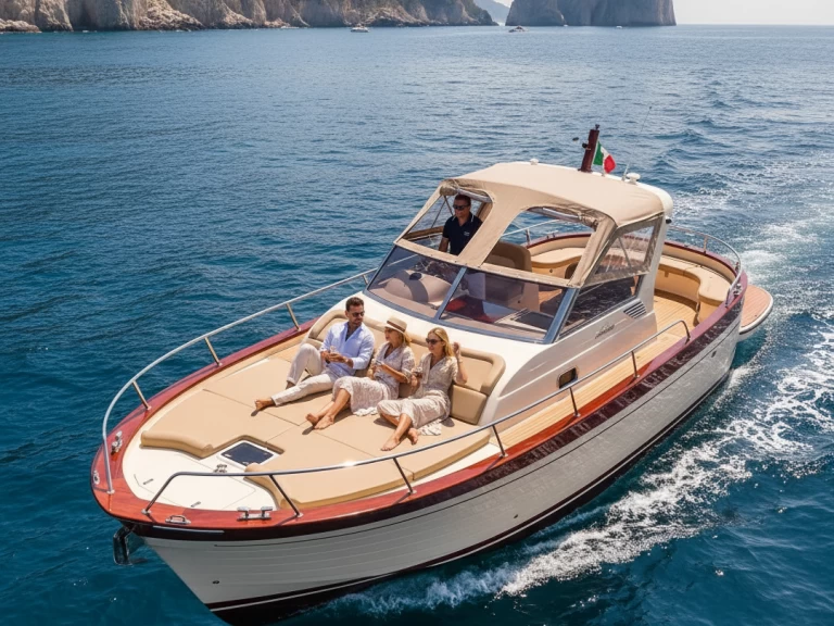 Motorboat hire in Sorrento - Gozzo Jeranto 8 Open