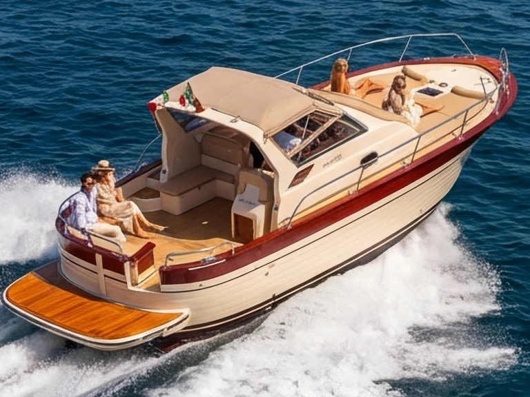 Hire Motorboat Gozzo with a boat licence