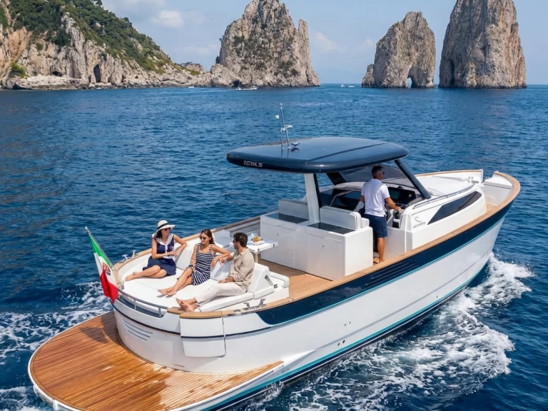 Yacht hire Positano cheap Gozzo 35