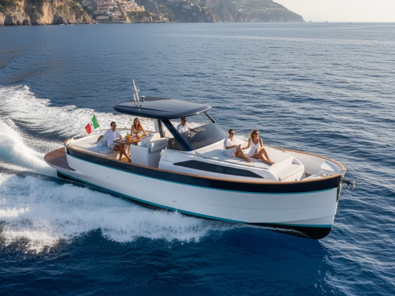 Motorboat hire in Positano - Apreamare Gozzo 35
