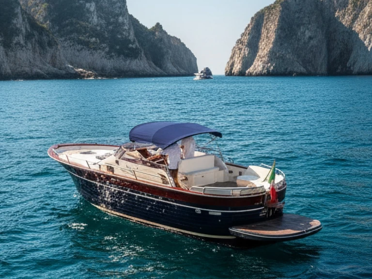 Apreamare 38 Open charter bareboat or skippered in  Amalfi