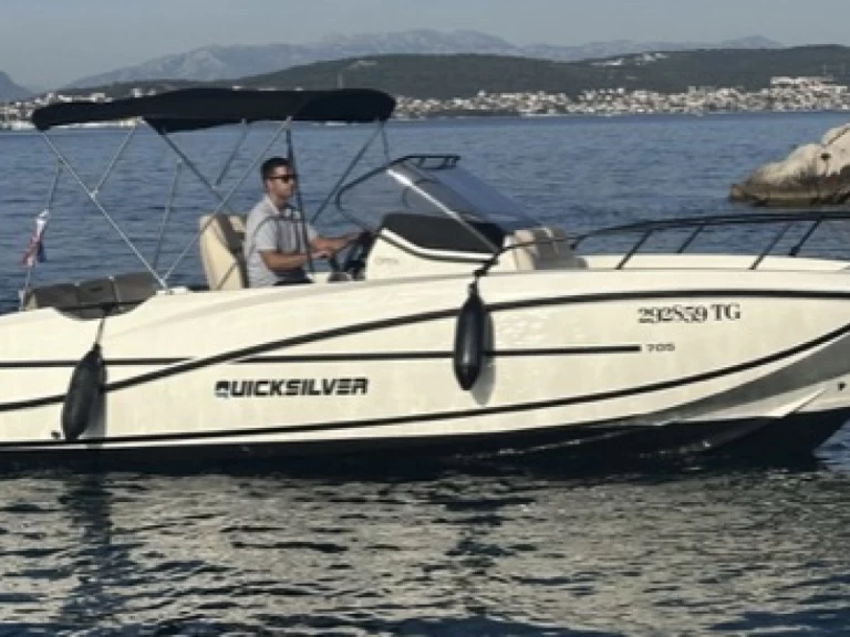 Quicksilver 705 Open charter bareboat or skippered in  Seget Vranjica