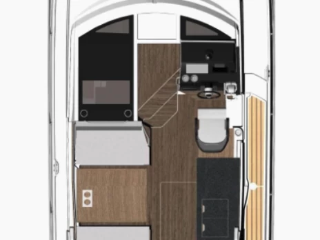 Hire Motorboat Jeanneau with a boat licence