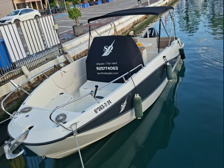 Quicksilver Activ 755 Open charter bareboat or skippered in  Estepona
