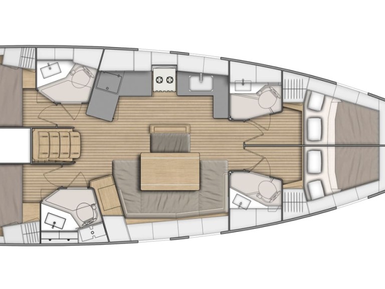 Bénéteau Oceanis 46.1 charter bareboat or skippered in  Skradin