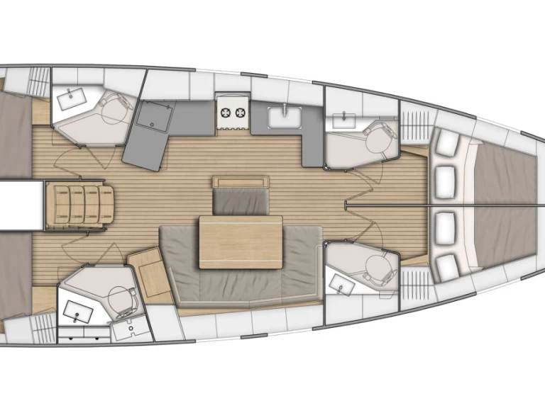 Bénéteau Oceanis 46.1 charter bareboat or skippered in  Skradin
