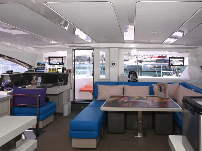 Leopard Catamarans / Robertson & Caine Leopard 51 PC - 4 + 2 cab. charter bareboat or skippered in  Nydri