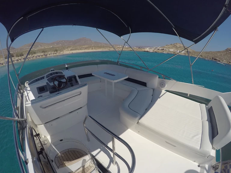 Princess 42 Fly Stef  charter bareboat or skippered in  Mykonos (City)