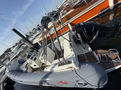 Nuova Jolly King 700 Rs charter bareboat or skippered in  Arcachon