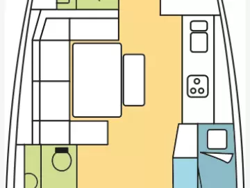 Yacht hire Olbia cheap Dufour 430 Grand Large