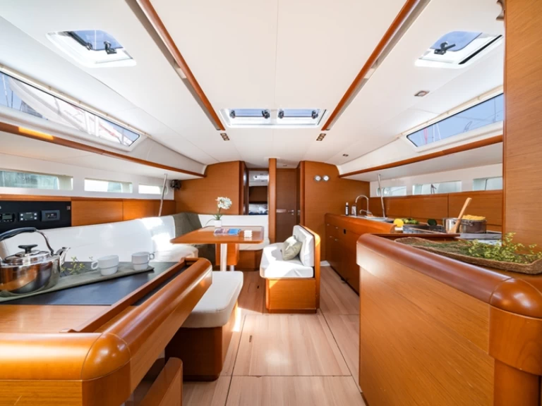 Jeanneau Sun Odyssey 519 charter bareboat or skippered in  Néa Péramos