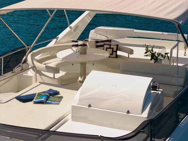 Yacht hire Zadar County cheap Ferretti 681