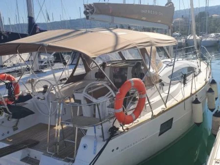 Elan Impression 40 charter bareboat or skippered in  Baška Voda