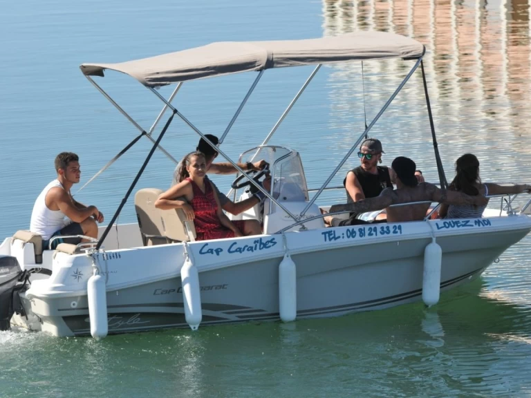 Jeanneau Cap Camarat 5.1 charter bareboat or skippered in  Sète