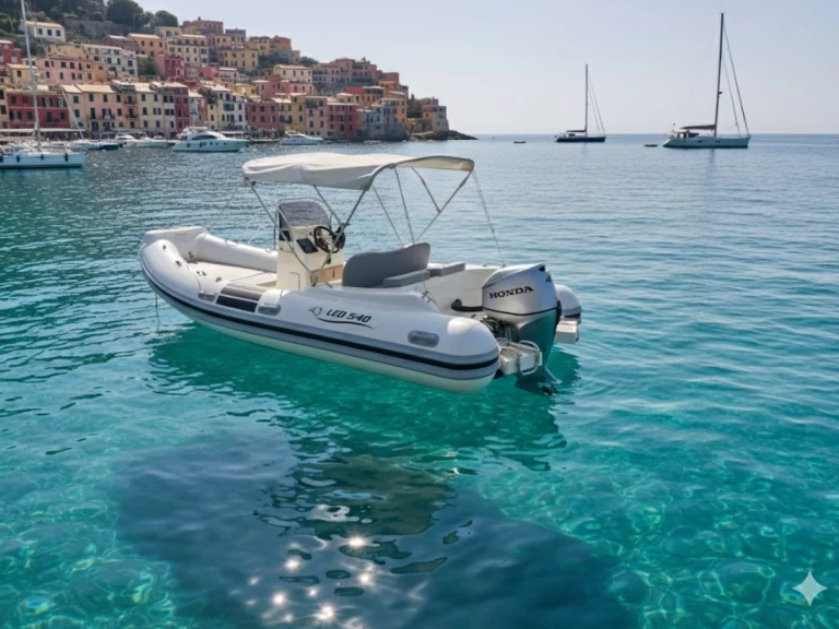 Hire RIB Nautica Led with a boat licence