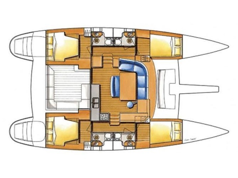 Charter a Lagoon Lagoon 44 in Nettuno on Samboat