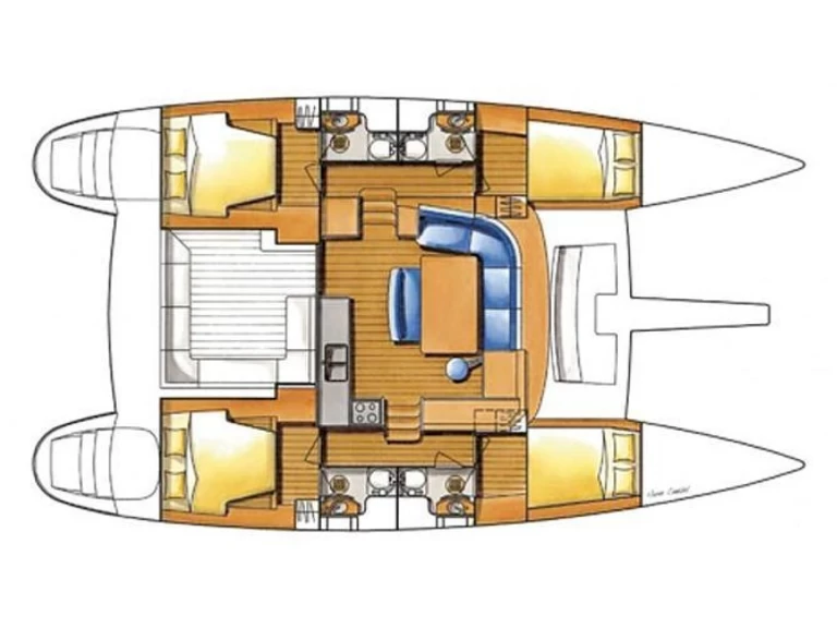 Charter a Lagoon Lagoon 44 in Nettuno on Samboat