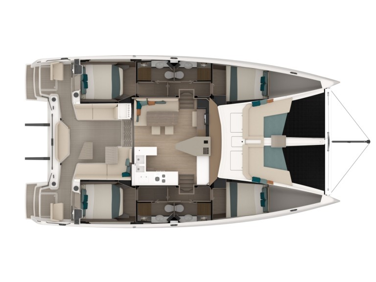 Hire Catamaran Nautitech with a boat licence