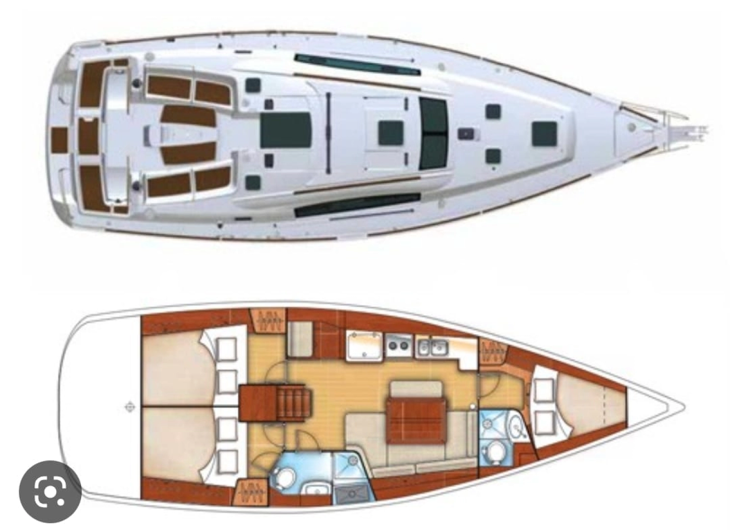 Hire Sailboat Bénéteau with a boat licence