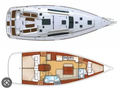 Hire Sailboat Bénéteau with a boat licence